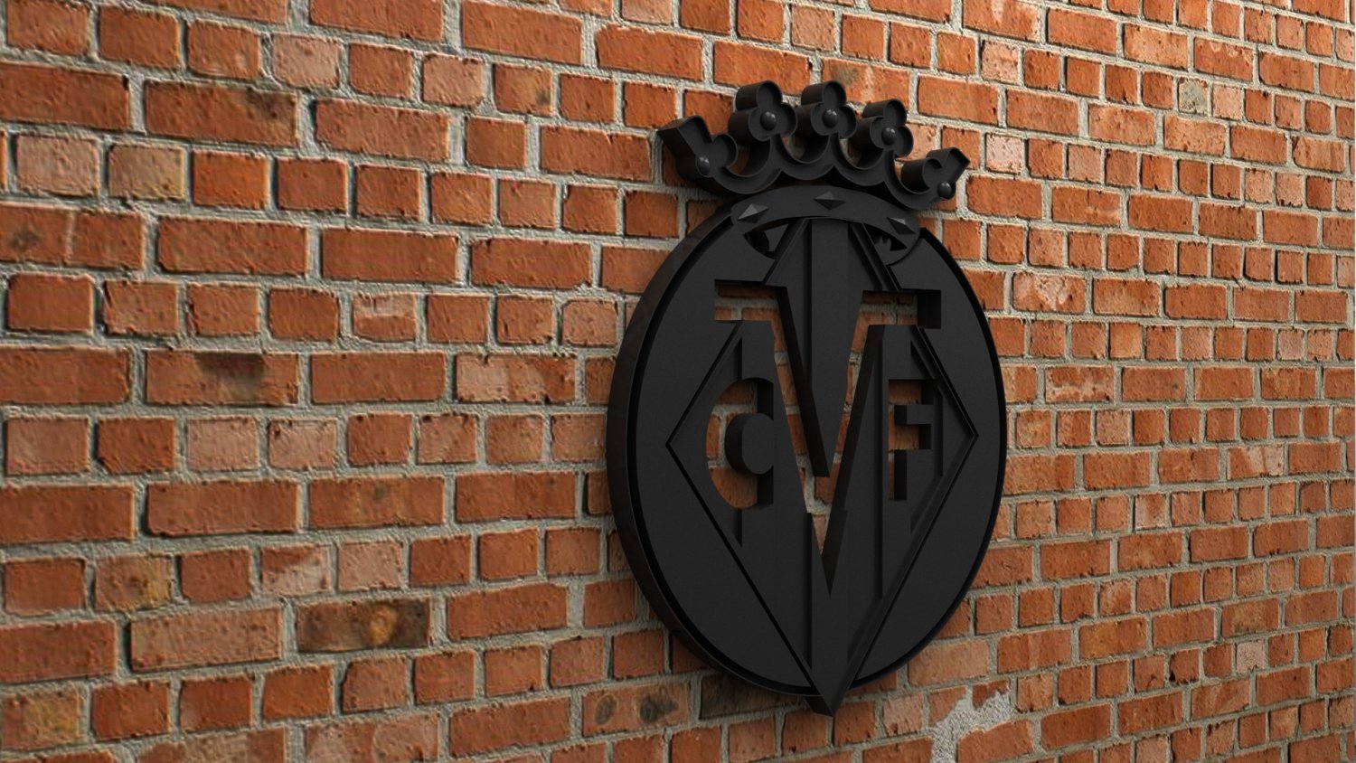 Villarreal Cf Logo 3d Model In Sculpture 3dexport