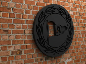 阿米尼亚比勒菲尔德标志 3D 打印模型