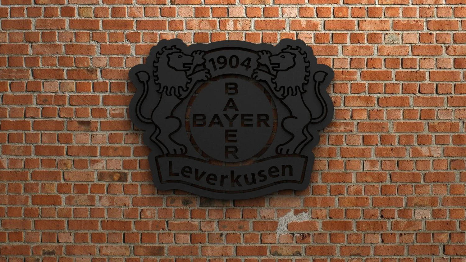 bayer 04 leverkusen logo 3D Print Model .c4d .max .obj .3ds .fbx .stl .blend