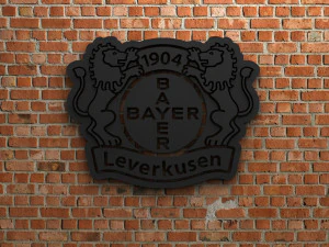 логотип Bayer 04 Leverkusen 3D Принт Модель