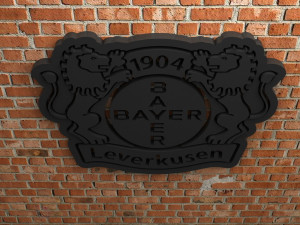 bayer 04 leverkusen logo Model Cetak 3D
