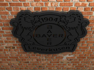bayer 04 leverkusen logo 3D Print Model