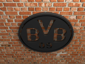 borussia dortmund logo 3D-Druckmodell