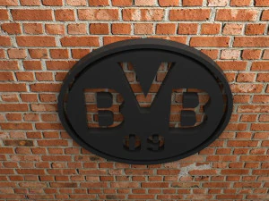 borussia dortmund logo 3D Print Model