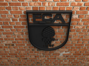 fc augsburg logo Modelo de Impressão 3D