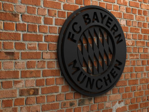 fc bayern munchen logo Modèles 3D en vedette