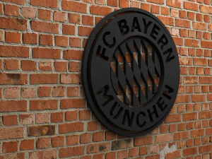 fc bayern munchen logo 3D Print Model