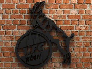 fc koln logo 3D Print Model