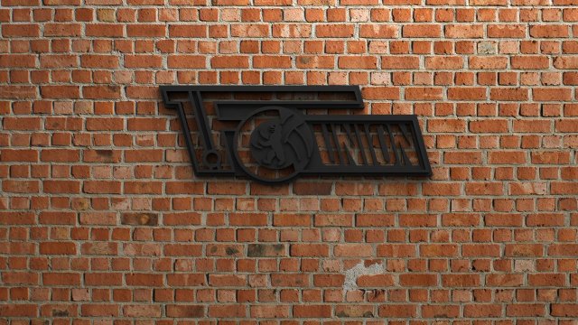 fc union berlin logo Modello di stampa 3D .c4d .max .obj .3ds .fbx .stl .blend 