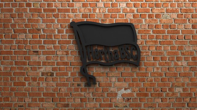 hertha bsc logo Model Cetak 3D .c4d .max .obj .3ds .fbx .stl .blend 