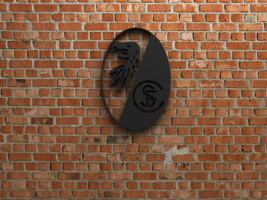 SCフライブルクのロゴ 3Dプリントモデル