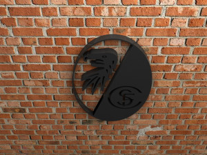 sc freiburg logo Model Cetak 3D
