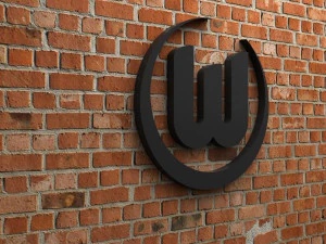 VFLヴォルフスブルクのロゴ 3Dプリントモデル