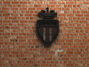 monaco fc logosu olarak 3D Baskı Modeli