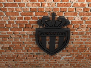 as monaco fc logo Modèles 3D en vedette