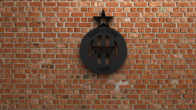 as saint-etienne logo Modèles 3D en vedette .c4d .max .obj .3ds .fbx .stl .blend 