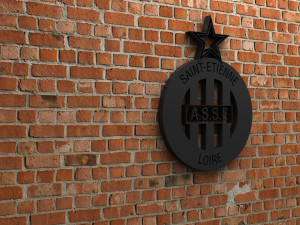 as saint-etienne logo Modèles 3D en vedette