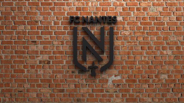 fc nantes logo 3D Print Model .c4d .max .obj .3ds .fbx .stl .blend 