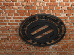 montpellier hsc logo 3Dプリントモデル