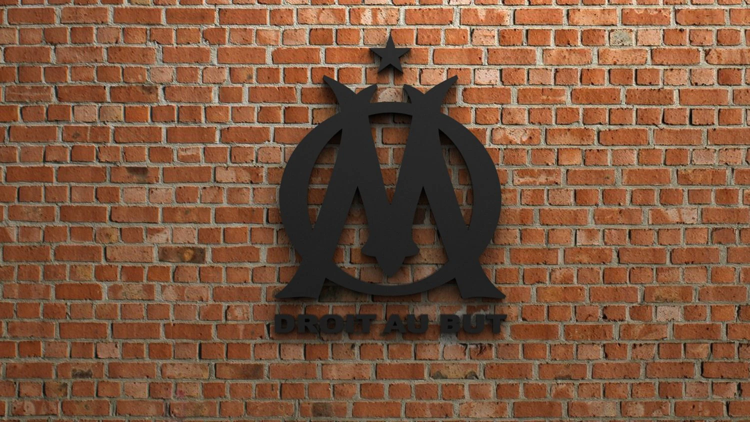 olympique de marseille logo 3D Print Model .c4d .max .obj .3ds .fbx .stl .blend 