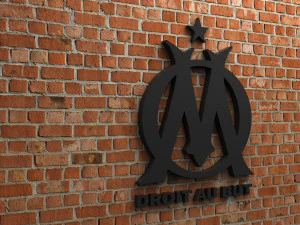 olympique de marseille logo 3D Print Model