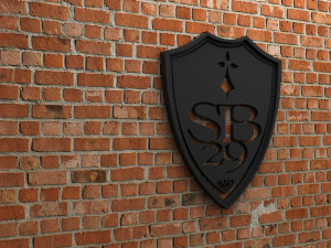stade brestois 29 logo 3D प्रिंट मॉडल