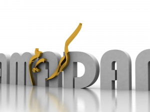 ramadan karreem 3d arabic letters decoration 3D Model