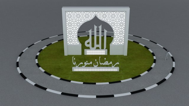 ramadandecorative elements 3D Модель .c4d .max .obj .3ds .fbx .stl .blend 