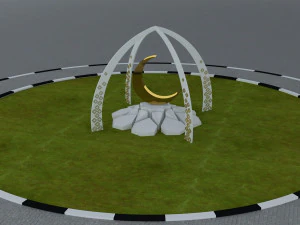 Ramadan-Dekorationselemente 3D Modell