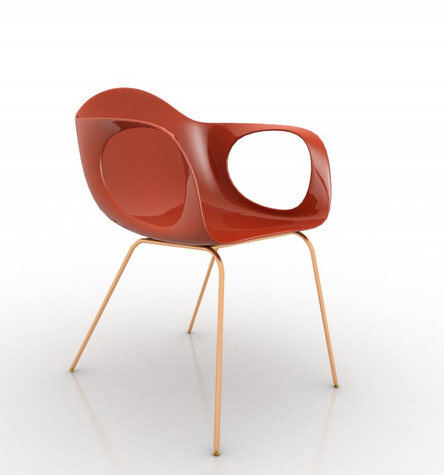 arm chair 3D Model .c4d .max .obj .3ds .fbx .stl .blend 