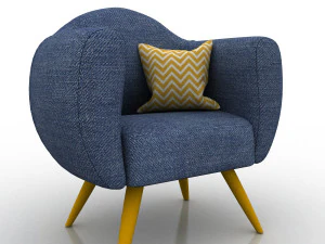 Einsitziger Sofasessel – Jeanscouch 3D Modell