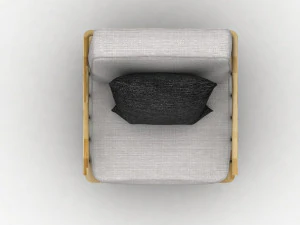 couch- single seat 3D Model