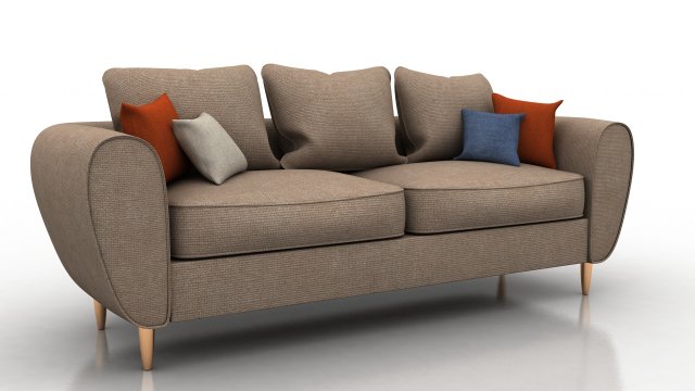 sofa- canape 3Dモデル .c4d .max .obj .3ds .fbx .stl .blend 
