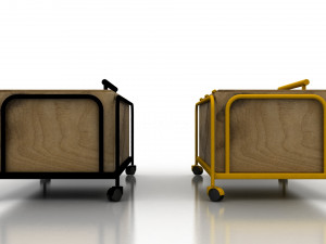 storage box-cabinet Model 3D
