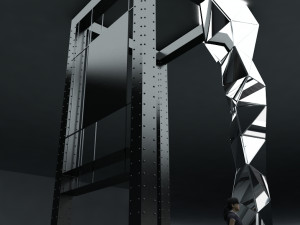 rustic columns structure collection 3D 모델