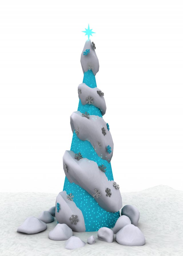 Christmas tree 3D मॉडल .c4d .max .obj .3ds .fbx .stl .blend 