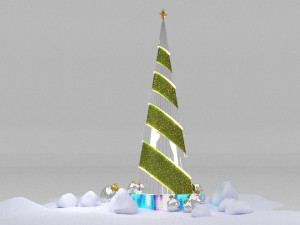 Christmas tree 3D मॉडल