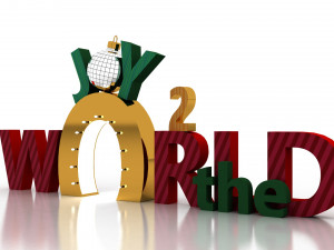 christmas decorative element 3D 모델