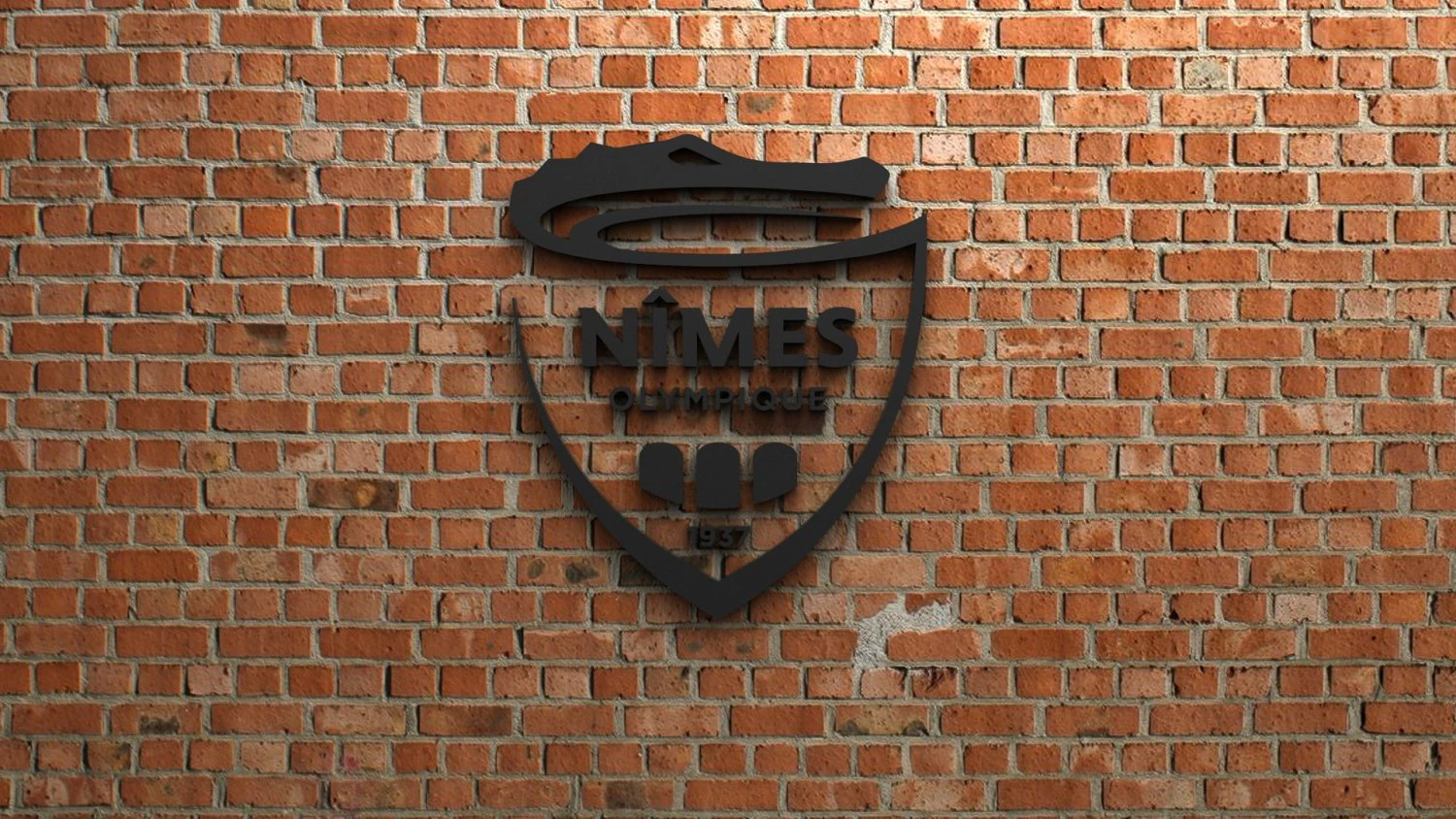 nimes olympique logo 3D Print Model .c4d .max .obj .3ds .fbx .stl .blend 