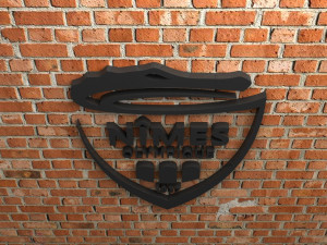 nimes olympique logo 3Dプリントモデル