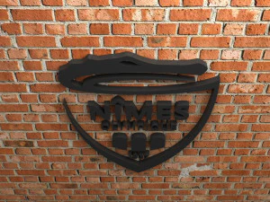 nimes olympique logo 3D Print Model