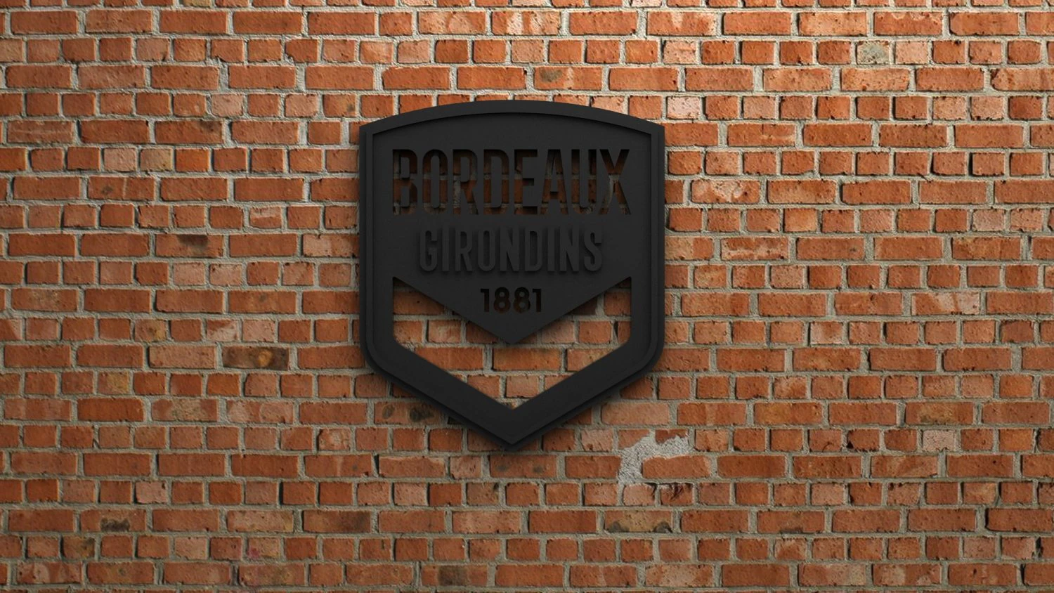 fc girondins de bordeaux logo 3D Print Model .c4d .max .obj .3ds .fbx .stl .blend 