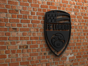 fc lorient logo Model Cetak 3D