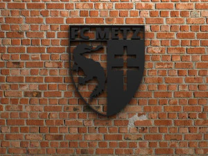 梅斯足球俱乐部标志 3D 打印模型