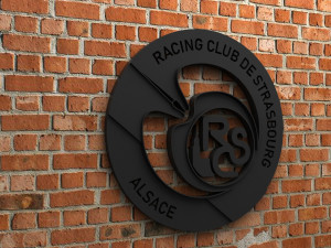 rc strasbourg alsace logo Model do druku 3D