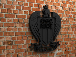 ogc nice logo Modello di stampa 3D
