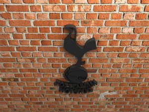 tottenham hotspur fc logo 3D Baskı Modeli