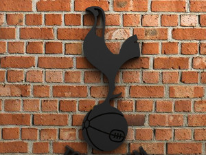 tottenham hotspur fc logo 3D Baskı Modeli