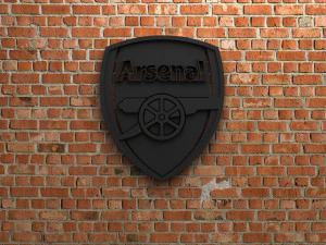 Arsenal FC-Logo 3D Druckmodell