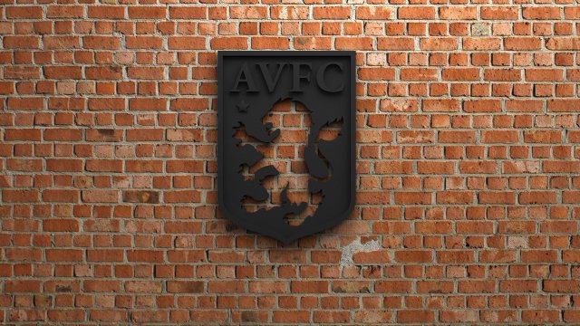 aston villa fc logo Model Cetak 3D .c4d .max .obj .3ds .fbx .stl .blend 